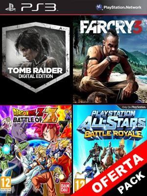 Dragon Ball Z Battle of Z Mas PlayStation All-Stars Battle Royale Mas Far Cry 3 Mas Tomb Raider Digital Edition