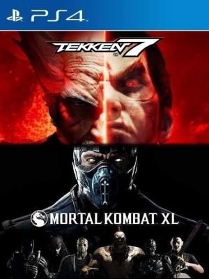 2 JUEGOS EN 1 Tekken 7 MAS MORTAL KOMBAT XL Ps4