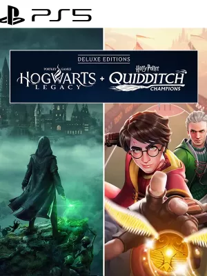 Hogwarts Legacy + Harry Potter: Quidditch Champions Deluxe Editions Bundle PS5